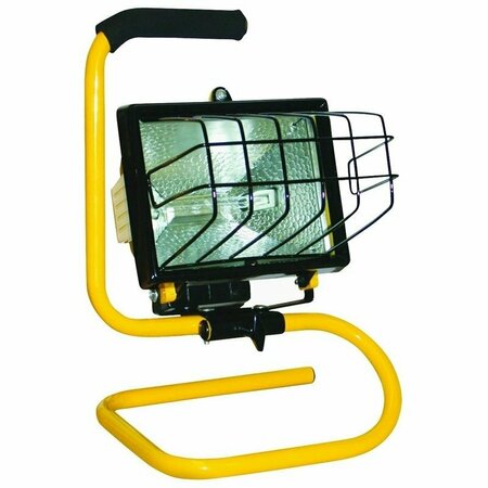 POWERZONE ORHL500W03 Work Light, 1-Lamp, Halogen Lamp, 8000 Lumens, Yellow PZ-1002